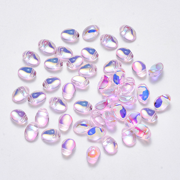 PandaHall Transparent Spray Painted Glass Charms, AB Color Plated, Oval, Pearl Pink, 8.5x6x4.5mm, Hole: 1mm Glass Teardrop Pink
PandaHall Transparent Spray Painted Glass Charms, AB Color Plated, Oval, Pearl Pink, 8.5x6x4.5mm, Hole: 1mm Glass Teardrop Pink