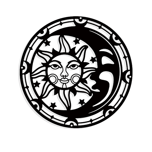 PandaHall Sun and Moon Metal Wall Art Decor, Matte Style Wall Hanging Decor Silhouette Wall Art for Home Garden Hotel Office Wall Festival...
PandaHall Sun and Moon Metal Wall Art Decor, Matte Style Wall Hanging Decor Silhouette Wall Art for Home Garden Hotel Office Wall Festival...