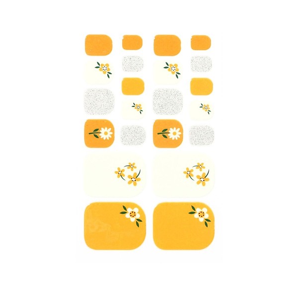 PandaHall Full-Cover Glitter Powder Toenail Wraps Stickers, Polka Dot Flower Tartan Self-adhesive Toenail Art Polish Decals, for Woman Girls..., Yellow
PandaHall Full-Cover Glitter Powder Toenail Wraps Stickers, Polka Dot Flower Tartan Self-adhesive Toenail Art Polish Decals, for Woman Girls..., Yellow