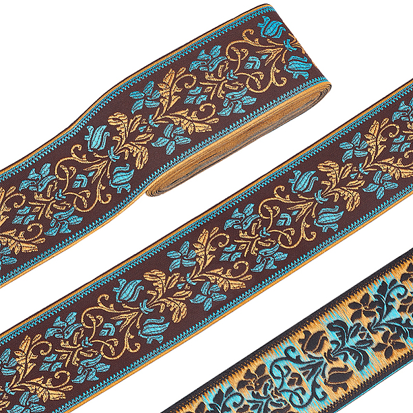 PandaHall CHGCRAFT 5.47Yards 2.4Inch Wide Jacquard Ribbon Vintage Jacquard Ribbon Ethnic Style Jacquard Polyester Ribbons Embroidery Lace...
PandaHall CHGCRAFT 5.47Yards 2.4Inch Wide Jacquard Ribbon Vintage Jacquard Ribbon Ethnic Style Jacquard Polyester Ribbons Embroidery Lace...