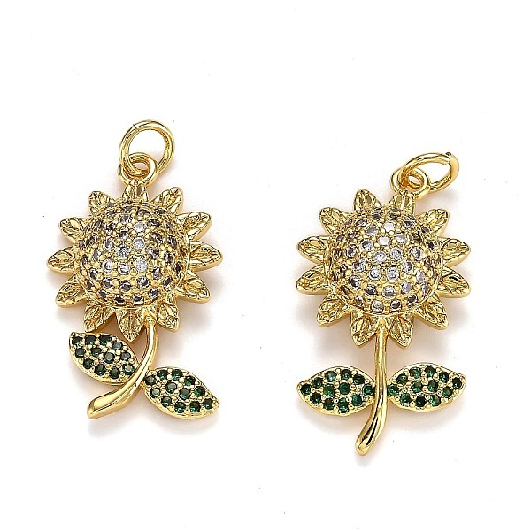 PandaHall Brass Micro Pave Cubic Zirconia Pendants, Long-Lasting Plated, with Jump Ring, Sunflower, Real 18K Gold Plated, 25x14x6.5mm, Jump..., Multicolor
PandaHall Brass Micro Pave Cubic Zirconia Pendants, Long-Lasting Plated, with Jump Ring, Sunflower, Real 18K Gold Plated, 25x14x6.5mm, Jump..., Multicolor