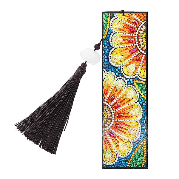 PandaHall DIY Diamond Painting Kits For Bookmark Making, including Tassel, Resin Rhinestones, Diamond Sticky Pen, Tray Plate and Glue Clay...
PandaHall DIY Diamond Painting Kits For Bookmark Making, including Tassel, Resin Rhinestones, Diamond Sticky Pen, Tray Plate and Glue Clay...