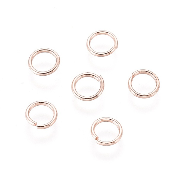 PandaHall 304 Stainless Steel Open Jump Rings, Rose Gold, 21 Gauge, 5x0.7mm, Inner Diameter: 4mm 304 Stainless Steel
PandaHall 304 Stainless Steel Open Jump Rings, Rose Gold, 21 Gauge, 5x0.7mm, Inner Diameter: 4mm 304 Stainless Steel