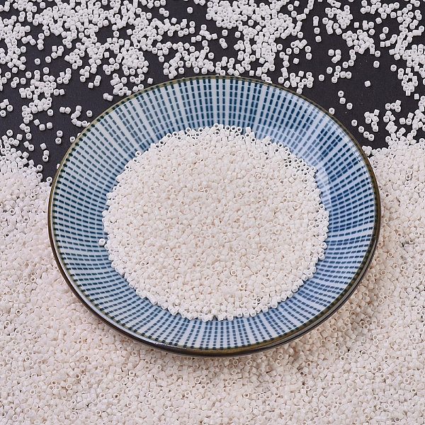 PandaHall MIYUKI Delica Beads, Cylinder, Japanese Seed Beads, 11/0, (DB1490) Opaque White Glazed, 1.3x1.6mm, Hole: 0.8mm, about 2000pcs/10g...
PandaHall MIYUKI Delica Beads, Cylinder, Japanese Seed Beads, 11/0, (DB1490) Opaque White Glazed, 1.3x1.6mm, Hole: 0.8mm, about 2000pcs/10g...