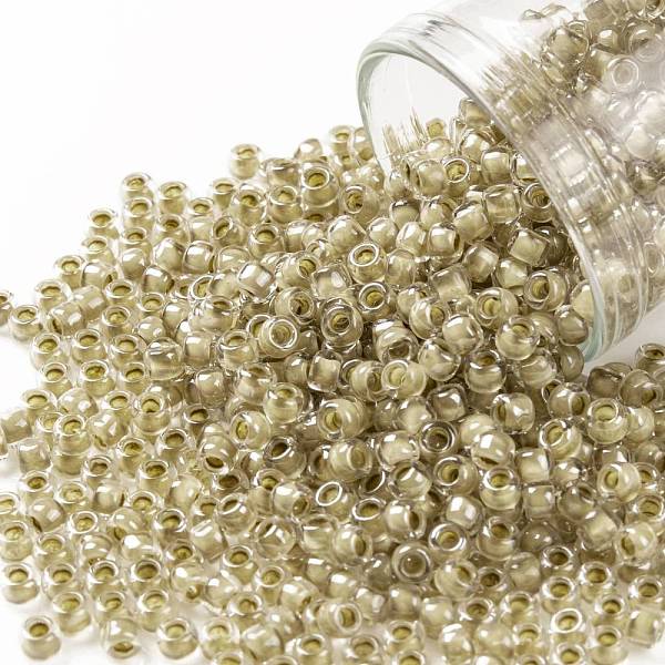 PandaHall TOHO Round Seed Beads, Japanese Seed Beads, (1073) AntiqueWhite Lined Crystal Luster, 8/0, 3mm, Hole: 1mm, about 220pcs/10g Glass..., White
PandaHall TOHO Round Seed Beads, Japanese Seed Beads, (1073) AntiqueWhite Lined Crystal Luster, 8/0, 3mm, Hole: 1mm, about 220pcs/10g Glass..., White