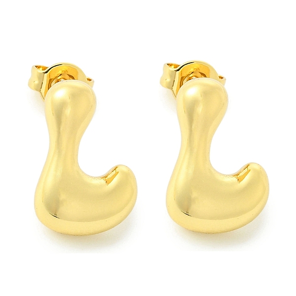 PandaHall Rack Plating Brass Earrings, Cadmium Free & Lead Free, Long-Lasting Plated, Stud Earrings, Alphabet, Real 18K Gold Plated, Letter...
PandaHall Rack Plating Brass Earrings, Cadmium Free & Lead Free, Long-Lasting Plated, Stud Earrings, Alphabet, Real 18K Gold Plated, Letter...