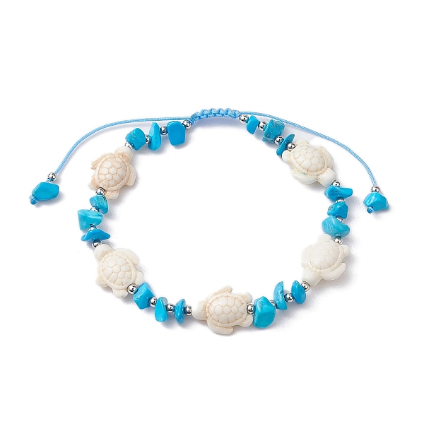 PandaHall Synthetic Turquoise Beads with Natural Magnesite Anklet for Women, Tortoise, Inner Diameter: 2-3/4~3-1/2 inch(7.1~8.9cm) Magnesite...
PandaHall Synthetic Turquoise Beads with Natural Magnesite Anklet for Women, Tortoise, Inner Diameter: 2-3/4~3-1/2 inch(7.1~8.9cm) Magnesite...