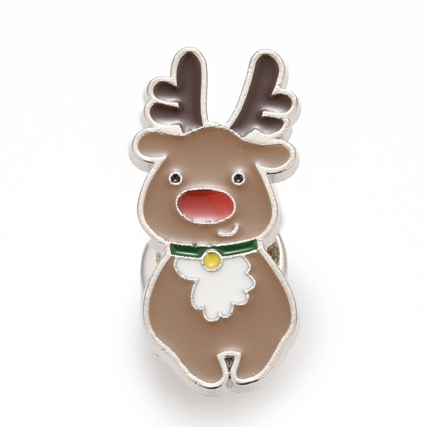 PandaHall Christmas Reindeer Enamel Pin, Alloy Badge for Backpack Clothes, Platinum, Camel, 27.5x13x1.7mm Alloy+Enamel Brown
PandaHall Christmas Reindeer Enamel Pin, Alloy Badge for Backpack Clothes, Platinum, Camel, 27.5x13x1.7mm Alloy+Enamel Brown