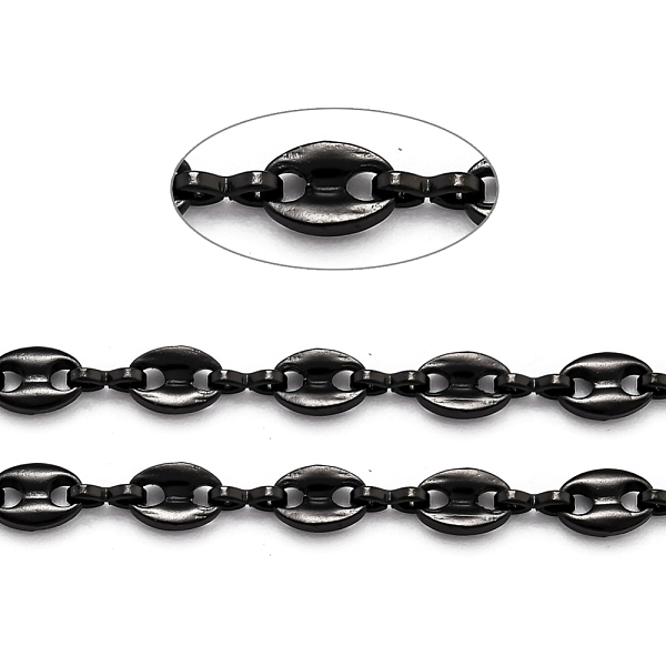 PandaHall 304 Stainless Steel Coffee Bean Chains, with Spool, Unwelded, Electrophoresis Black, 7.3x5.2x1.4mm, about 32.8 Feet(10m)/roll. 304...
PandaHall 304 Stainless Steel Coffee Bean Chains, with Spool, Unwelded, Electrophoresis Black, 7.3x5.2x1.4mm, about 32.8 Feet(10m)/roll. 304...