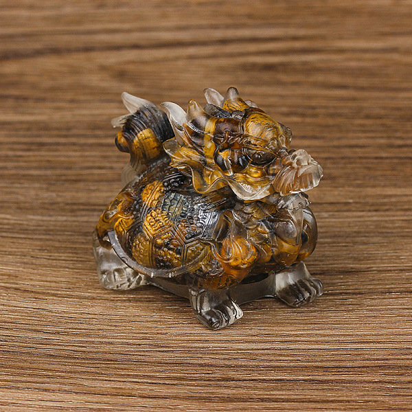 PandaHall Resin Dragon Display Decoration, with Natural Tiger Eye Chips inside Statues for Home Office Decorations, 75x50x57mm Tiger Eye...
PandaHall Resin Dragon Display Decoration, with Natural Tiger Eye Chips inside Statues for Home Office Decorations, 75x50x57mm Tiger Eye...
