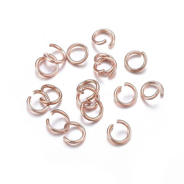 PandaHall 304 Stainless Steel Jump Rings, Open Jump Rings, Rose Gold, 21 Gauge, 6x0.7mm 304 Stainless Steel
PandaHall 304 Stainless Steel Jump Rings, Open Jump Rings, Rose Gold, 21 Gauge, 6x0.7mm 304 Stainless Steel