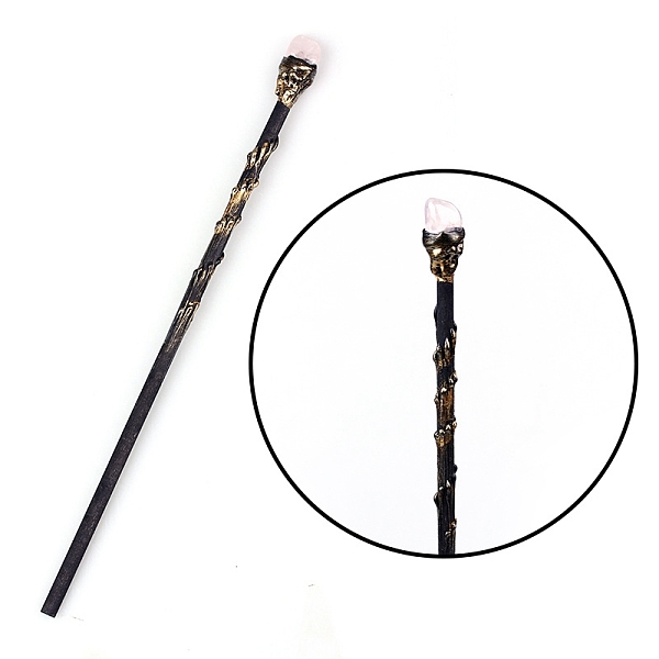 PandaHall Natural Rose Quartz Magic Wand, Cosplay Magic Wand, with Wood Wand, for Witches and Wizards, 320mm Rose Quartz
PandaHall Natural Rose Quartz Magic Wand, Cosplay Magic Wand, with Wood Wand, for Witches and Wizards, 320mm Rose Quartz