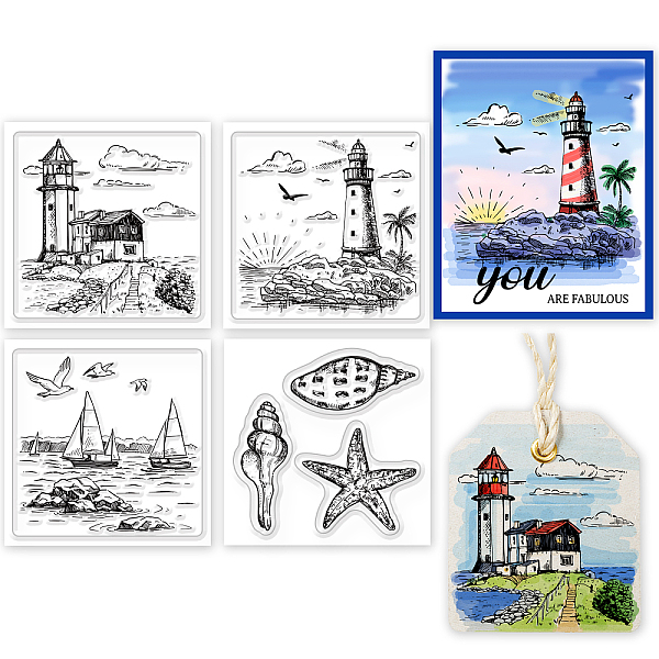 PandaHall 4Pcs 4 Styles PVC Stamp, for DIY Scrapbooking, Lighthouse, 55x55mm, 1pc/style Plastic Lighthouse
PandaHall 4Pcs 4 Styles PVC Stamp, for DIY Scrapbooking, Lighthouse, 55x55mm, 1pc/style Plastic Lighthouse