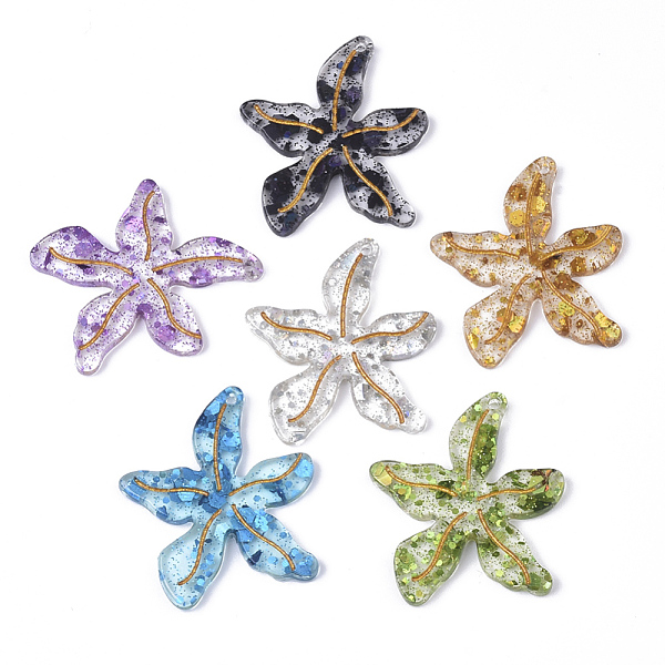 PandaHall Transparent Acrylic Pendants, with Pailette/Sequins Inside, Starfish, Mixed Color, 32.5x29.5x2.5mm, Hole: 1.4mm Acrylic Starfish..., Multicolor
PandaHall Transparent Acrylic Pendants, with Pailette/Sequins Inside, Starfish, Mixed Color, 32.5x29.5x2.5mm, Hole: 1.4mm Acrylic Starfish..., Multicolor