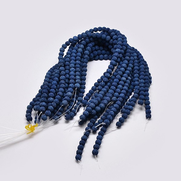 PandaHall Natural Lava Rock Round Bead Strands, Dyed, Royal Blue, 10mm, Hole: 1mm, about 38pcs/strand, 15.7 inch Lava Rock Round Blue
PandaHall Natural Lava Rock Round Bead Strands, Dyed, Royal Blue, 10mm, Hole: 1mm, about 38pcs/strand, 15.7 inch Lava Rock Round Blue