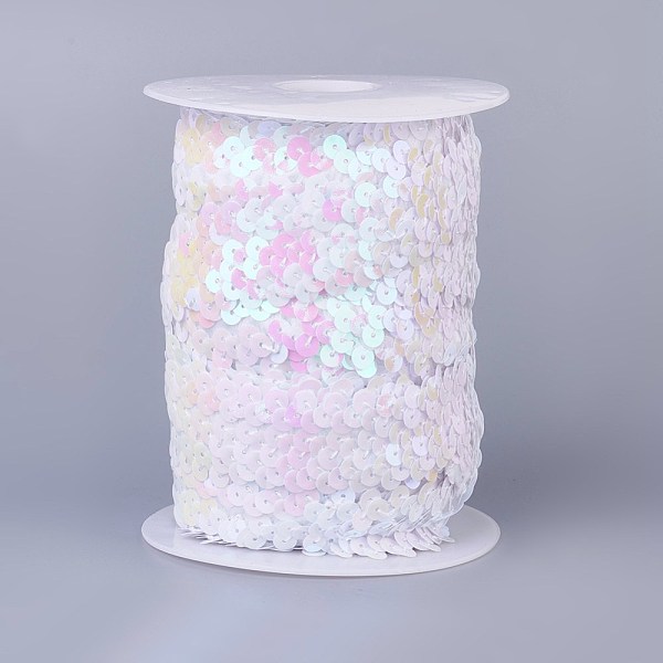PandaHall Plastic Paillette Elastic Beads, Sequins Beads, Ornament Accessories, 3 Rows Paillette Roll, Flat Round, Colorful, 25x1.5mm...
PandaHall Plastic Paillette Elastic Beads, Sequins Beads, Ornament Accessories, 3 Rows Paillette Roll, Flat Round, Colorful, 25x1.5mm...