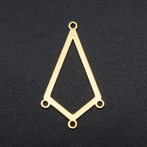 PandaHall 201 Stainless Steel Chandelier Components Links, 4 Loop Links, Laser Cut, Kite Shape, Golden, 34x20x1mm, Hole: 1.6mm 201 Stainless...
PandaHall 201 Stainless Steel Chandelier Components Links, 4 Loop Links, Laser Cut, Kite Shape, Golden, 34x20x1mm, Hole: 1.6mm 201 Stainless...