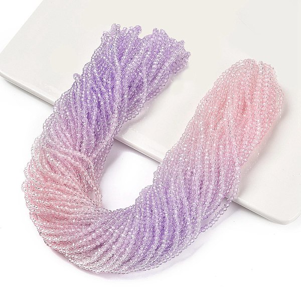 PandaHall Transparent Painted Glass Beads Strands, Faceted, Rondelle, Pink, 4.5x3.6mm, Hole: 0.8mm, about 120pcs/strand, 16.54''(42cm) Glass...
PandaHall Transparent Painted Glass Beads Strands, Faceted, Rondelle, Pink, 4.5x3.6mm, Hole: 0.8mm, about 120pcs/strand, 16.54''(42cm) Glass...