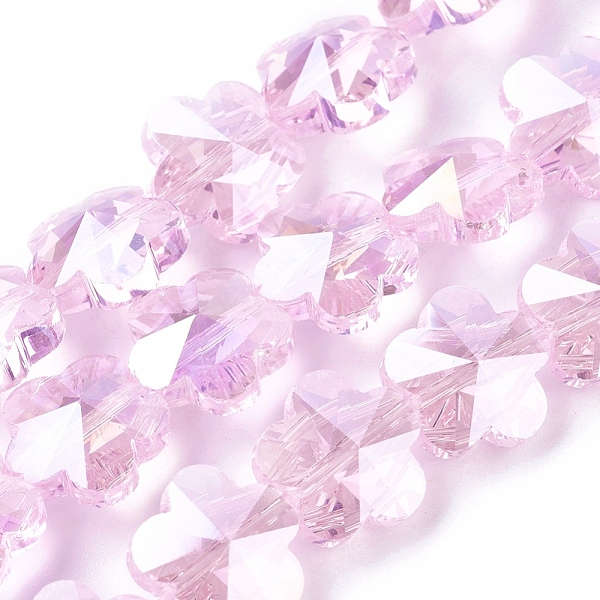 PandaHall Electroplate Glass Beads Strands, AB Color Plated, Faceted, Flower, Pink, 13.5x8mm, Hole: 1mm, about 25pcs/strand, 12.5 inch(32cm)...
PandaHall Electroplate Glass Beads Strands, AB Color Plated, Faceted, Flower, Pink, 13.5x8mm, Hole: 1mm, about 25pcs/strand, 12.5 inch(32cm)...