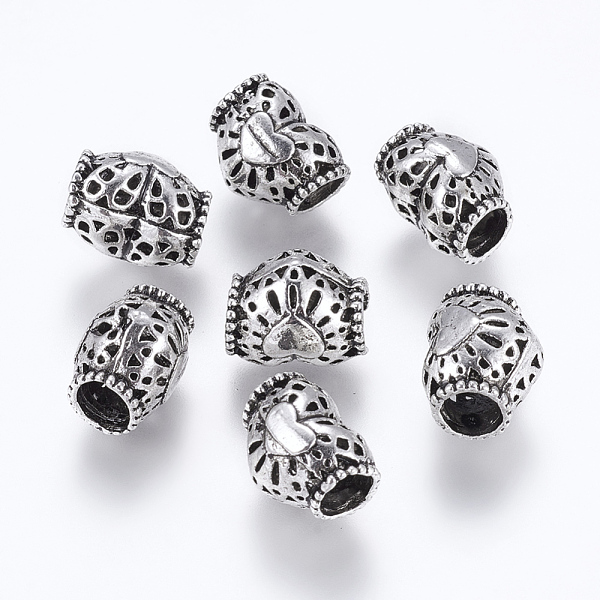 PandaHall Tibetan Style Alloy European Beads, Large Hole Beads, Heart, Antique Silver, 9x11x8mm, Hole: 5mm Alloy Heart
PandaHall Tibetan Style Alloy European Beads, Large Hole Beads, Heart, Antique Silver, 9x11x8mm, Hole: 5mm Alloy Heart