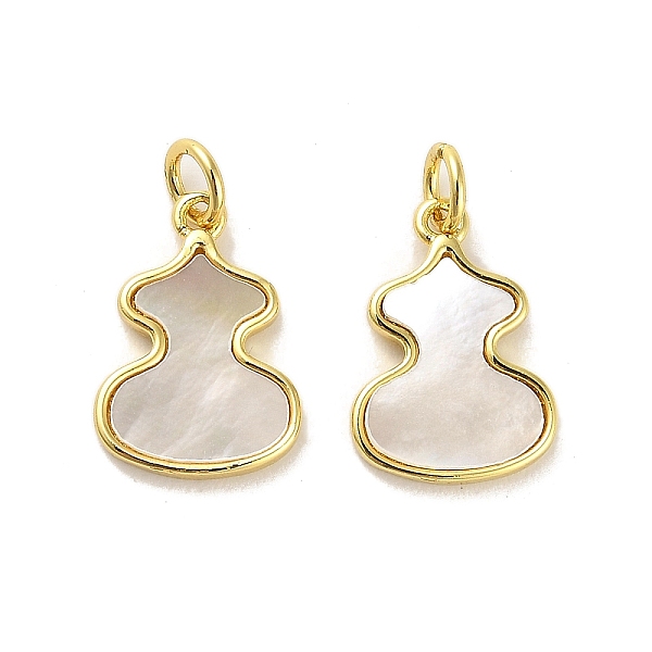 PandaHall Brass Pave Shell Pendants, Gourd Charms with Jump Ring, Real 18K Gold Plated, 16x11x2mm, Hole: 3.5mm Shell Others
PandaHall Brass Pave Shell Pendants, Gourd Charms with Jump Ring, Real 18K Gold Plated, 16x11x2mm, Hole: 3.5mm Shell Others