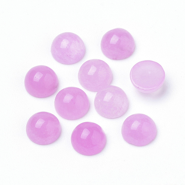 PandaHall Natural White Jade Cabochons, Dyed, Half Round/Dome, Hot Pink, 6x3~4mm White Jade Half Round Pink
PandaHall Natural White Jade Cabochons, Dyed, Half Round/Dome, Hot Pink, 6x3~4mm White Jade Half Round Pink