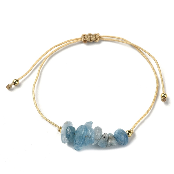 PandaHall Natural Aquamarine Chips Braided Bead Bracelets, Nylon Cords Adjustable Bracelet, Inner Diameter: 3-1/4 inch(8.1cm) Aquamarine...
PandaHall Natural Aquamarine Chips Braided Bead Bracelets, Nylon Cords Adjustable Bracelet, Inner Diameter: 3-1/4 inch(8.1cm) Aquamarine...