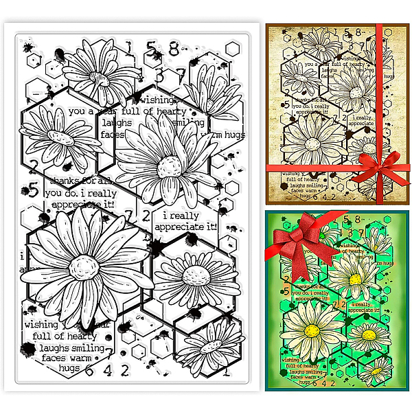 PandaHall BENECREAT Daisy Flower Clear Stamp Seals, Floral Background PVC Plastic Stamps Transparent Stamps for Card Making DIY Journaling...
PandaHall BENECREAT Daisy Flower Clear Stamp Seals, Floral Background PVC Plastic Stamps Transparent Stamps for Card Making DIY Journaling...