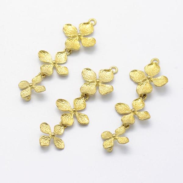 PandaHall Brass Links connectors, Lead Free & Cadmium Free & Nickel Free, Flower, Raw(Unplated), 41x13.5x2.5mm, Hole: 1mm Brass Flower
PandaHall Brass Links connectors, Lead Free & Cadmium Free & Nickel Free, Flower, Raw(Unplated), 41x13.5x2.5mm, Hole: 1mm Brass Flower