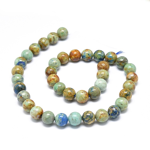 PandaHall Natural Chrysocolla and Lapis Lazuli Beads Strands, Round, 10~10.5mm, Hole: 1mm, about 39pcs/strand, 15.55 inch(39.5cm)...
PandaHall Natural Chrysocolla and Lapis Lazuli Beads Strands, Round, 10~10.5mm, Hole: 1mm, about 39pcs/strand, 15.55 inch(39.5cm)...