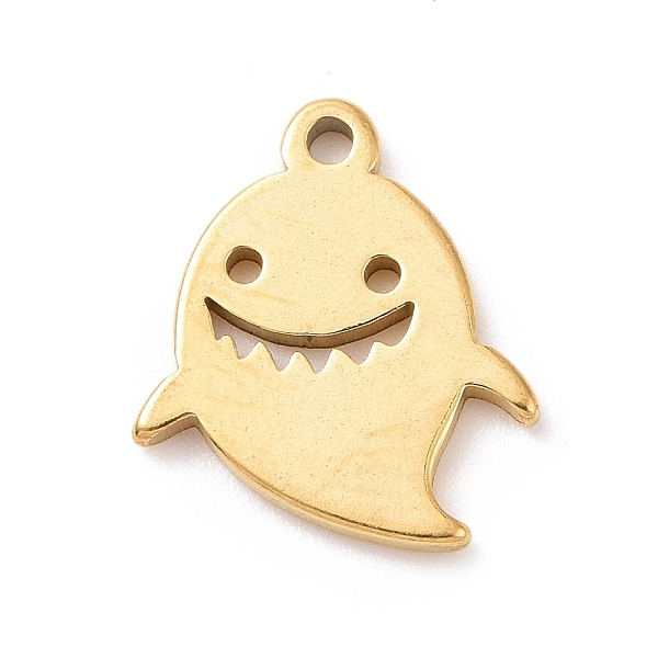 PandaHall 304 Stainless Steel Charms, Ghost Charms, Golden, 12x10x1mm, Hole: 1mm 304 Stainless Steel Ghost
PandaHall 304 Stainless Steel Charms, Ghost Charms, Golden, 12x10x1mm, Hole: 1mm 304 Stainless Steel Ghost