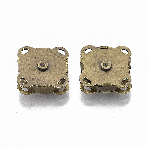 PandaHall Iron Purse Snap Clasps, Closure for Purse Handbag, Antique Bronze, 19x19x7mm, Hole: 1.5x2mm Iron
PandaHall Iron Purse Snap Clasps, Closure for Purse Handbag, Antique Bronze, 19x19x7mm, Hole: 1.5x2mm Iron