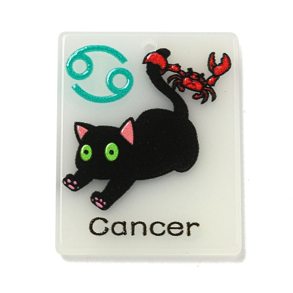 PandaHall Acrylic Pendants, Constellation Cat, Cancer, 34x27x2.5mm, Hole: 2mm Acrylic Cancer Black
PandaHall Acrylic Pendants, Constellation Cat, Cancer, 34x27x2.5mm, Hole: 2mm Acrylic Cancer Black