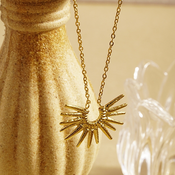 PandaHall Sun Pendant Necklace, Stainless Steel Cable Chain Necklaces for Women Other Sun
PandaHall Sun Pendant Necklace, Stainless Steel Cable Chain Necklaces for Women Other Sun