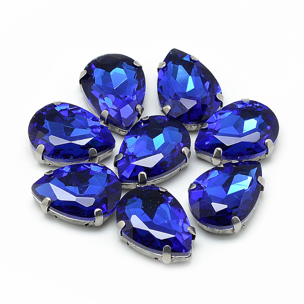 PandaHall Sew on Rhinestone, Multi-strand Links, Glass Rhinestone, with 201 Stainless Steel Prong Settings, Garments Accessories, Faceted..., Blue
PandaHall Sew on Rhinestone, Multi-strand Links, Glass Rhinestone, with 201 Stainless Steel Prong Settings, Garments Accessories, Faceted..., Blue