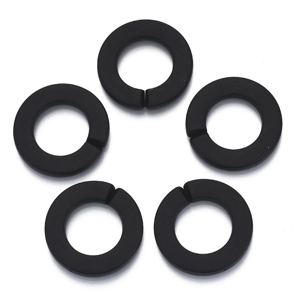 PandaHall Opaque Spray Painted Acrylic Linking Rings, Quick Link Connectors, for Rolo Chains Making, Ring, Black, 31.5x4.5mm, Inner Diameter...
PandaHall Opaque Spray Painted Acrylic Linking Rings, Quick Link Connectors, for Rolo Chains Making, Ring, Black, 31.5x4.5mm, Inner Diameter...