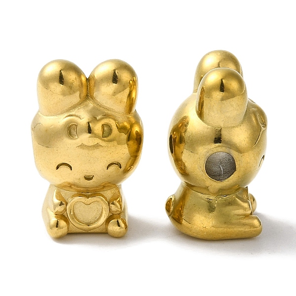 PandaHall 304 Stainless Steel Beads, Rabbit, Golden, 18x11x10mm, Hole: 3mm 304 Stainless Steel Rabbit
PandaHall 304 Stainless Steel Beads, Rabbit, Golden, 18x11x10mm, Hole: 3mm 304 Stainless Steel Rabbit