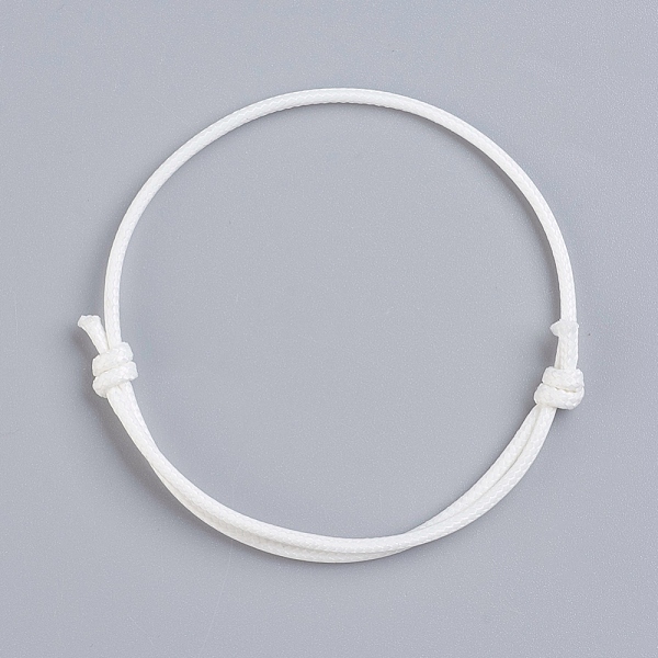 PandaHall Korean Waxed Polyester Cord Bracelet Making, White, Adjustable Diameter: 40~70mm Waxed Cotton Cord White
PandaHall Korean Waxed Polyester Cord Bracelet Making, White, Adjustable Diameter: 40~70mm Waxed Cotton Cord White