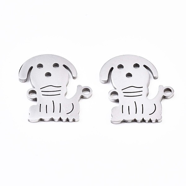 PandaHall 201 Stainless Steel Link Connectors, Laser Cut, Dog, Stainless Steel Color, 15.5x14x1mm, Hole: 1.4mm 201 Stainless Steel Dog
PandaHall 201 Stainless Steel Link Connectors, Laser Cut, Dog, Stainless Steel Color, 15.5x14x1mm, Hole: 1.4mm 201 Stainless Steel Dog