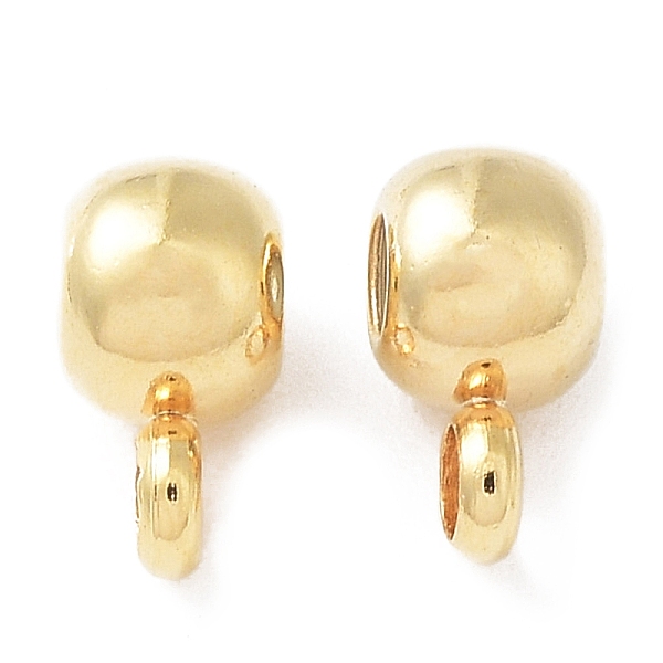 PandaHall Brass Tube Bails, Loop Bails, Slider Stopper Beads, Cadmium Free & Lead Free, Real 24K Gold Plated, 7.5x5x4mm, Hole: 1.8mm and...
PandaHall Brass Tube Bails, Loop Bails, Slider Stopper Beads, Cadmium Free & Lead Free, Real 24K Gold Plated, 7.5x5x4mm, Hole: 1.8mm and...
