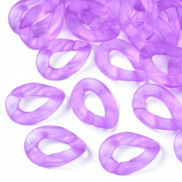 PandaHall Transparent Acrylic Linking Rings, Quick Link Connectors, for Curb Chains Making, Frosted, Twist, Medium Orchid, 30x21x6mm, Inner..., Purple
PandaHall Transparent Acrylic Linking Rings, Quick Link Connectors, for Curb Chains Making, Frosted, Twist, Medium Orchid, 30x21x6mm, Inner..., Purple