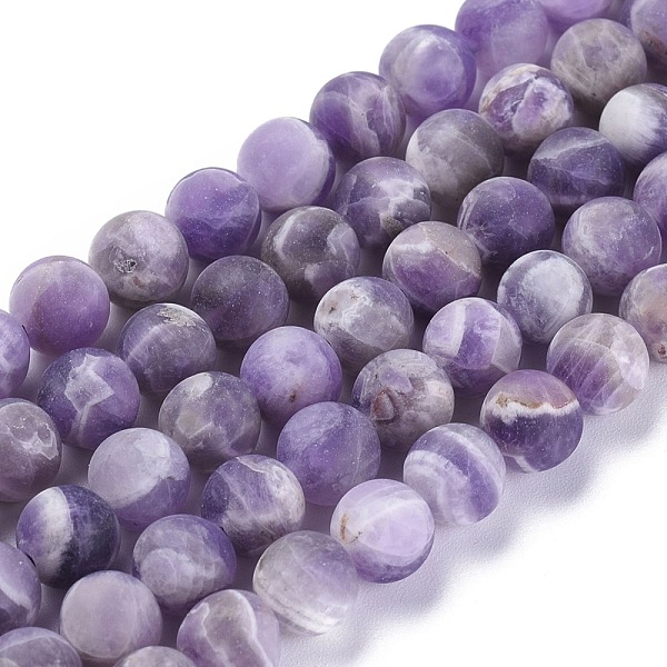PandaHall Natural Amethyst Beads Strands, Frosted, Round, 8mm, Hole: 1mm, about 50pcs/strand, 15.35 inch(39cm) Amethyst Round
PandaHall Natural Amethyst Beads Strands, Frosted, Round, 8mm, Hole: 1mm, about 50pcs/strand, 15.35 inch(39cm) Amethyst Round