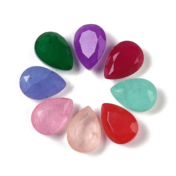 PandaHall Glass Rhinestone Cabochons, Glass Surface with Natural Quartz Bottom, Pointed Back, Faceted, Teardrop, Mixed Color, 14x10x6.5mm..., Multicolor
PandaHall Glass Rhinestone Cabochons, Glass Surface with Natural Quartz Bottom, Pointed Back, Faceted, Teardrop, Mixed Color, 14x10x6.5mm..., Multicolor