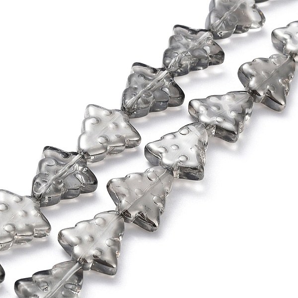 PandaHall Transparent Electroplate Glass Beads Strands, Pearl Luster Plated, Christmas Trees, Gray, 15.5~16x14.5~15x4.5~5mm, Hole: 1mm...
PandaHall Transparent Electroplate Glass Beads Strands, Pearl Luster Plated, Christmas Trees, Gray, 15.5~16x14.5~15x4.5~5mm, Hole: 1mm...
