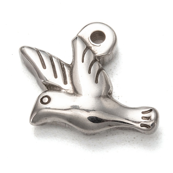PandaHall 304 Stainless Steel Pendants, Pigeon, Stainless Steel Color, 15.5x20x4.5mm, Hole: 1.8mm 304 Stainless Steel Bird
PandaHall 304 Stainless Steel Pendants, Pigeon, Stainless Steel Color, 15.5x20x4.5mm, Hole: 1.8mm 304 Stainless Steel Bird