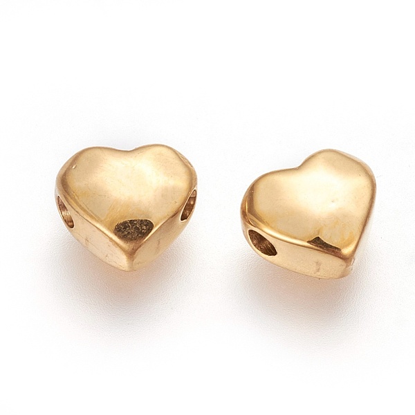 PandaHall Ion Plating(IP) 304 Stainless Steel Beads, Heart, Manual Polishing, Golden, 7.5x8.5x4mm, Hole: 1.5~1.6mm 304 Stainless Steel Heart
PandaHall Ion Plating(IP) 304 Stainless Steel Beads, Heart, Manual Polishing, Golden, 7.5x8.5x4mm, Hole: 1.5~1.6mm 304 Stainless Steel Heart