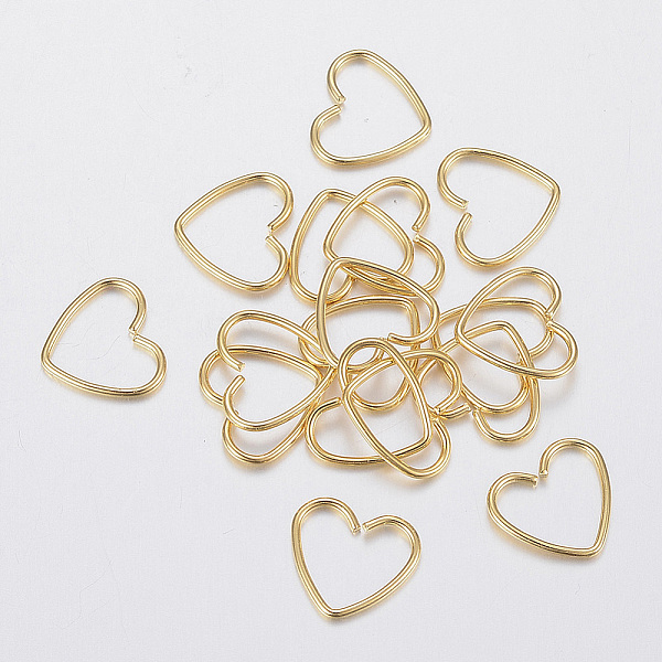 PandaHall 304 Stainless Steel Jump Rings, Open Jump Rings, Heart, Golden, 20 Gauge, 9x10x0.8mm, Inner Diameter: 6.5x9mm 304 Stainless Steel
PandaHall 304 Stainless Steel Jump Rings, Open Jump Rings, Heart, Golden, 20 Gauge, 9x10x0.8mm, Inner Diameter: 6.5x9mm 304 Stainless Steel