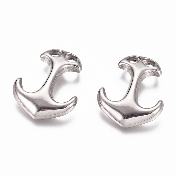 PandaHall 304 Stainless Steel Hook Clasps, For Leather Cord Bracelets Making, Anchor, Stainless Steel Color, 31x24x6mm, Hole: 5x5mm 304...
PandaHall 304 Stainless Steel Hook Clasps, For Leather Cord Bracelets Making, Anchor, Stainless Steel Color, 31x24x6mm, Hole: 5x5mm 304...