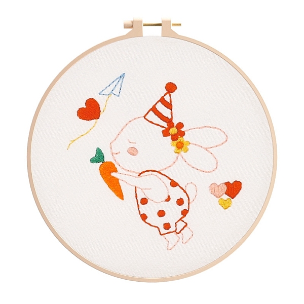 PandaHall DIY Embroidery Kit, including Embroidery Needles & Thread, Linen Fabric, Instruction Sheet, Easter Theme, Rabbit, 210x210mm Linen...
PandaHall DIY Embroidery Kit, including Embroidery Needles & Thread, Linen Fabric, Instruction Sheet, Easter Theme, Rabbit, 210x210mm Linen...