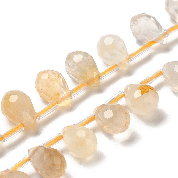 PandaHall Natural Citrine Beads Strands, Faceted, Top Drilled, Teardrop, 9~10.5x6~6.5mm, Hole: 0.7mm, about 45pcs/strand, 15.59~16.14''...
PandaHall Natural Citrine Beads Strands, Faceted, Top Drilled, Teardrop, 9~10.5x6~6.5mm, Hole: 0.7mm, about 45pcs/strand, 15.59~16.14''...